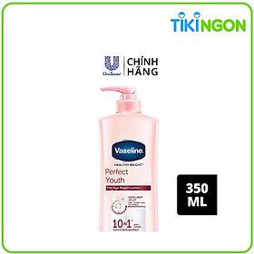 Sữa Dưỡng Thể 350Ml Vaseline Dưỡng Ẩm Sáng Da Perfect Youth Phức Hợp Pro