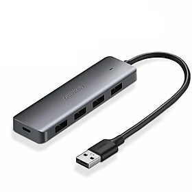 Mua Bộ chia Hub USB 3.0*4 Port Hỗ trợ nguồn Micro USB màu Xám UGREEN UHU50985CM219 Hàng chính hãng