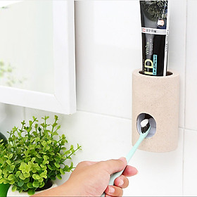 Giá để kem đánh răng 2 in 1 - Kệ để kem đánh răng - Hộp nhả kem đánh răng tự động