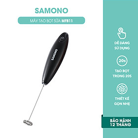 Máy tạo bọt sữa SAMONO SW-MFB11, Độ ồn thấp, Tiện dụng và nhỏ gọn, Dễ dàng cất giữ - Bảo hành 12 tháng