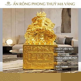Mua Ấn rồng thong thủy mạ vàng 24K