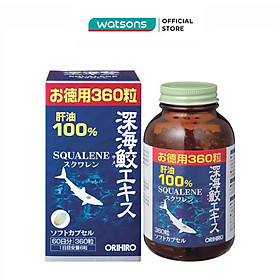 Thực Phẩm Bảo Vệ Sức Khỏe Orihiro Deep Sea Shark Liver Oil Extract Capsule