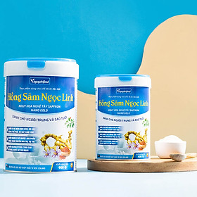 Sữa hồng sâm Ngọc Linh dinh dưỡng chứa Whey protein, hồng sâm ngọc linh, bột nhụy hoa nghệ tây dành cho người ốm, sức khỏe yếu, tăng cường sức đề kháng phục hồi sức khỏe