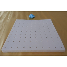 Mua Thảm ( đệm) ngồi cao su Gold Kiddy 40*40*2 5cm - tặng kèm áo vải bố nhung hoặc gấm sang trọng