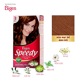 Thuốc nhuộm tóc phủ bạc dạng kem Bigen Speedy Conditioning Color 80ml