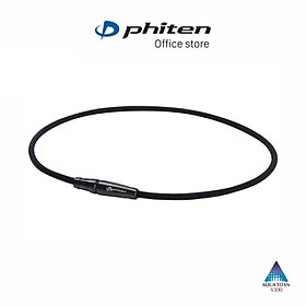 Vòng cổ Phiten Rakuwa x100 leash model TG230053/TG230153 - Đen