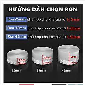 Ron (Gioăng) Cao Su Dán Khe Hở Chân Cửa 3M - Chống Bụi, Chống Nước, Giảm Tiếng Ồn, Ngăn Côn Trùng G421-RonCuon