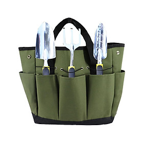 Heavy Duty Garden Tote Storage Bag Handles Strap Holder Garden Tool Bag for Indoor