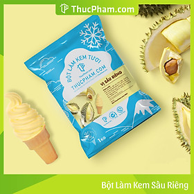 [ĂN BAO GHIỀN❤️] Bột Làm Kem Tươi THUCPHAM.COM Vị Sầu Riêng 1kg - Công Thức Độc Quyền Hương Vị Mới, Không Gắt, Không Hắc