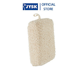 Bông tắm | JYSK Vad | cotton/mút | màu tự nhiên | R8xD13xC4cm