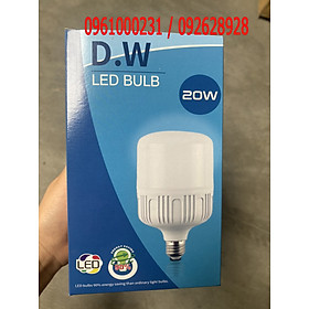 Bóng Đèn led Trụ 20W Ánh sáng trắng, tiết kiệm điện