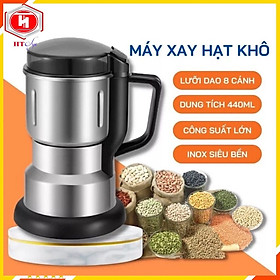Mua Máy Xay Hạt Khô  Máy Xay Cafe  Máy Xay Bột Khô Đa Năng Công Suất Lớn Với 8 Lưỡi Dao - Hàng Nhập Khẩu