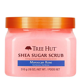 Tẩy Tế Da Chết Toàn Thân TREE HUT SHEA SUGAR SCRUB MOROCCAN ROSE (510g)