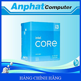 Bộ vi xử lý CPU Intel Core i3 10105F (3.7GHz turbo up to 4.4GHz, 4 nhân 8 luồng, 6MB Cache, Socket 1200) - Hàng Chính Hãng