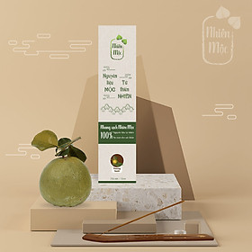 Mua  NHANG ORGANIC  Nhang Sạch từ Thiên Nhiên - 5 mùi – Hộp 220 nén - Cao 33cm- Nhang sạch Nhiên Mộc