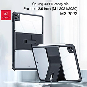 Ốp lưng cho iPad Gen 7/8/9, Gen 10, Pro 11/ 12.9 inch (M2-2022/M1-2021/2020), Mini4/5, Mini6 (Beatle Stand Series) Chống shock, TPU chính hãng XUNDD có giá đỡ 3 chế độ - Hàng chính hãng