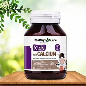 Viên sữa Healthy Care Milk Calcium bổ sung canxi cho bé (60 viên)
