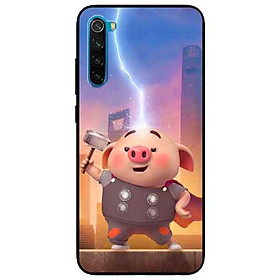 Ốp lưng in cho Xiaomi Redmi Note 8 Mẫu Heo Tho