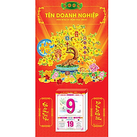 Lịch Bloc treo tường  Mica 5mm - Mẫu 1