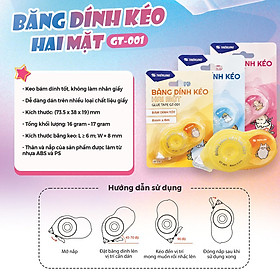 Băng keo - Băng dính kéo 2 mặt Thiên Long GT-001