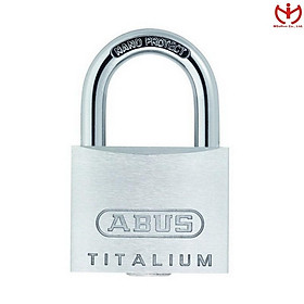 Ổ khóa ABUS 64TI/60 thân TITALIUM rộng 60mm chìa răng cưa - MSOFT