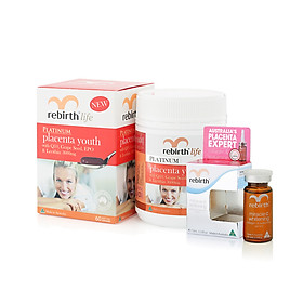 Combo thực phẩm chức năng viên uống nhau thai cừu Rebirth (RL01) + serum tế bào gốc nhau thai cừu dưỡng trắng da diệu kỳ 10ml (RM22)
Miracle C Whitening Serum 10ml (collagen & wakamine)