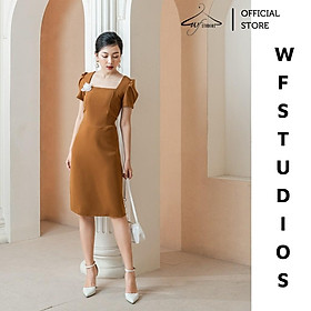 Váy cổ vuông tay bồng-Lexi Dress-V06-wfstudios