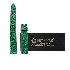  Dây đồng hồ da đà điểu nhiều size màu xanh lá HJ8405-21-42-60-62-64