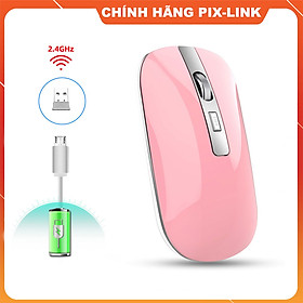 Chuột không dây sạc điện PIXLINK M30 wireless 2.4Ghz DPI1600 - Hàng chính hãng