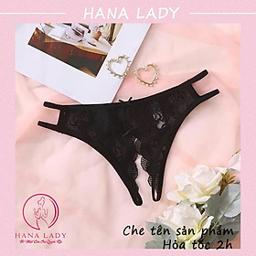 Quần lót lọt khe, quần chip hở đáy ren sexy quyến rũ LK077