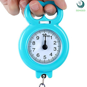 Cân điện tử mini dùng cân thực phẩm nhà bếp, đi chợ tối đa 10kg, màu ngẫu nhiên