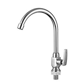 Vòi rửa chén nước lạnh gắn chậu cần cứng