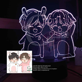 Mua Đèn Ngủ Couple Vương Bác Nhất x Tiêu Chiến Type 01 16 MÀU TÙY CHỈNH COMPASHOP