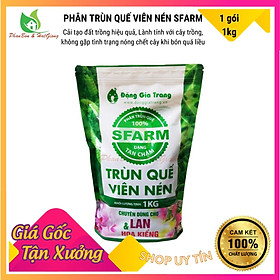 Mua Phân Bón Trùn Quế Viên Nén Phân Tan Chậm Không Tạp Chất Sfarm 1kg - Shop Phân Bón và Hạt Giống