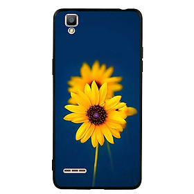 Ốp Lưng Viền TPU cho điện thoại Oppo F1 - 0340 SUNFLOWER07