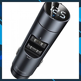 Mua Tẩu sạc nhanh 3.1A kèm chức năng phát MP3 tích hợp khe cắm usb chơi nhạc cho xe hơi - Baseus BS-01