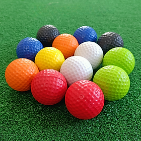 Thực hành bóng golf 6 màu bóng mới cho golfer Quà tặng Phụ kiện golf Quảng cáo Quả bóng tiêu chuẩn Bán buôn cho trong nhà ngoài trời mới lạ 1PC Color: 1 black gift ball