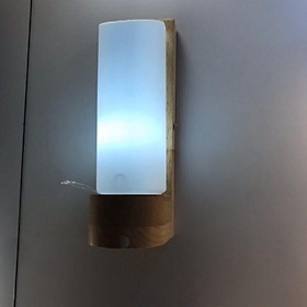 Đèn treo tường đế gỗ phối hợp bóng led 5w- đèn cầu thang- đèn phòng ngủ DT