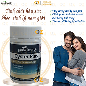 Tinh chất hàu tăng cường sinh lý nam Goodhealth Oyster Plus New Zealand giúp tăng sinh lực, tăng sức khỏe sinh sản, tăng sức đề kháng-OZ Slim Store - 30viên/lọ