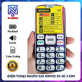 Mua Điện thoại người già MXMID X9 - Điện thoại 4G loa to sóng khoẻ  pin trâu  đọc số - Mới full box - Tặng kèm ốp