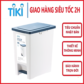 Mua Thùng Rác Đạp Chữ Nhật Hiro 10L-15L-20L-30L
