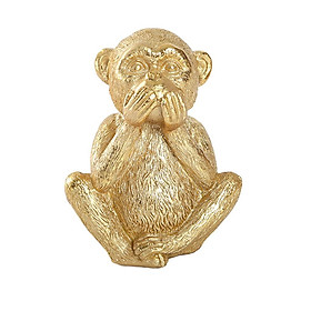 No Evil Monkeys Figurines for Home Decor Sculptures Statues