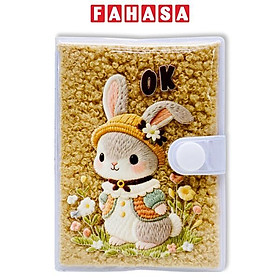 Sổ Teen Bìa Nhựa Lông Mềm A7 - Kẻ Ngang - GOL ME-8004 - Màu Nâu