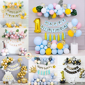 Mua 【PartyCityvn】COMBO Set Trang Trí Sinh Nhật Cho Bé Trai Bé Gái nhiều mẫu đơn giản dễ làm