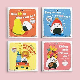 [Download Sách] Combo Ehon Chơi Cùng Giri Chú Bé Cơm Nắm Phần 1 (Bộ 4 Cuốn) - Kèm Sổ Tay Mini Siêu Dễ Thương