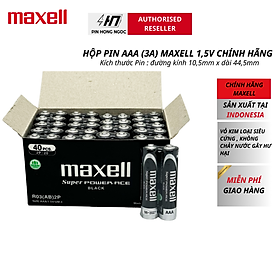 Hộp 40 viên pin Maxell AAA