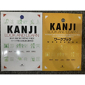 Combo sách Kanji Look and Learn Bản Tiếng Việt (2 cuốn)