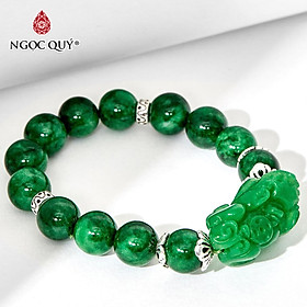 Vòng tay đá thiên nhiên phối tỳ hưu đá - Ngọc Quý Gemstones
