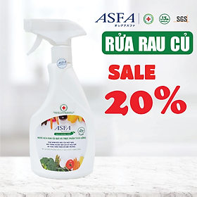 Bình Xịt Diệt Khuẩn Dành Cho Rau, Củ, Quả - Asfa Fruit & Vegetable Wash 500ml_Thương Hiệu Đến Từ Nhật Bản