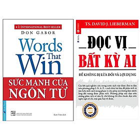 Combo 2Q: Sức Mạnh Của Ngôn Từ + Đọc Vị Bất Kỳ Ai - Để Không Bị Lừa Dối Và Lợi Dụng  (Nghệ Thuật Giao Tiếp Thành Công)